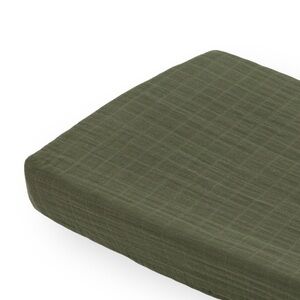 NEW Little Unicorn Fern Green Muslin Changing Pad Cover